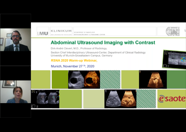 Webinar Abdominal Ultrasound Imaging with Contrast