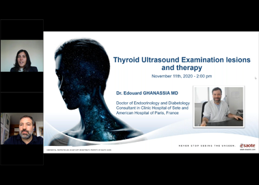 Webinar Thyroid Ultrasound Examination - Lesions and Therapy